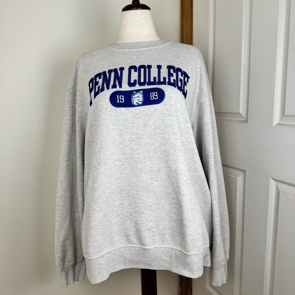Gray Penn College Sweatshirt